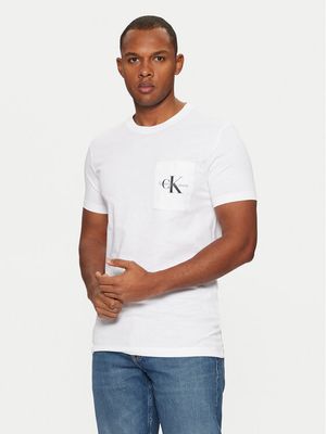 T-shirt męski na lato Calvin Klein Jeans ze sklepu: MODIVO w kategorii: T-shirty męskie - zdjęcie WP-EBWP-BKLVO-LN0_0000300604472
