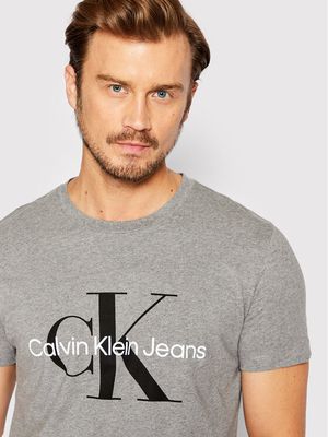 T-shirt męski na lato Calvin Klein Jeans ze sklepu: MODIVO w kategorii: T-shirty męskie - zdjęcie WP-EBWP-BKLVO-LN0_0000300609958