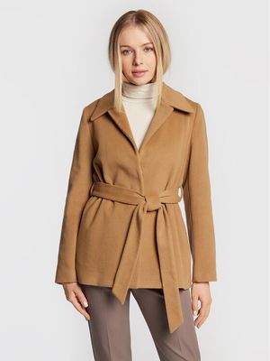 Płaszcz damski na jesień Calvin Klein ze sklepu: MODIVO w kategorii: Płaszcze damskie - zdjęcie WP-EBWP-BKLVO-LN0_0000300623459