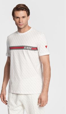 T-shirt męski na lato Guess ze sklepu: MODIVO w kategorii: T-shirty męskie - zdjęcie WP-EBWP-BKLVO-LN0_0000300972304