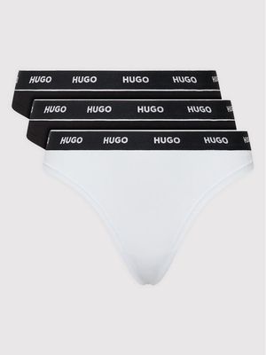 HUGO - Majtki damskie casual na wiosnę ze sklepu: MODIVO w kategorii: Majtki damskie - zdjęcie WP-EBWP-BKLVO-LN0_0000301077657