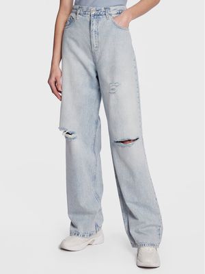 Jeansy damskie jesienne Calvin Klein Jeans ze sklepu: MODIVO w kategorii: Jeansy damskie - zdjęcie WP-EBWP-BKLVO-LN0_0000301087618