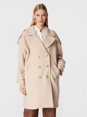 Płaszcz damski casual ba&sh ze sklepu: MODIVO w kategorii: Płaszcze damskie - zdjęcie WP-EBWP-BKLVO-LN0_0000301146797