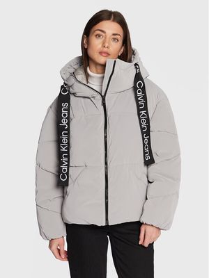 Kurtka damska bez wzorów Calvin Klein Jeans ze sklepu: MODIVO w kategorii: Kurtki damskie - zdjęcie WP-EBWP-BKLVO-LN0_0000301188285