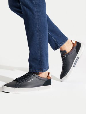 Trampki męskie casual Pepe Jeans ze sklepu: MODIVO w kategorii: Trampki męskie - zdjęcie WP-EBWP-BKLVO-LN0_0000301372035