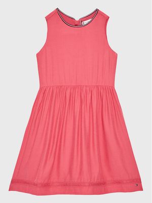 Sukienka dziewczęca na zimę Tommy Hilfiger ze sklepu: MODIVO w kategorii: Sukienki dziewczęce - zdjęcie WP-EBWP-BKLVO-LN0_0000301397670