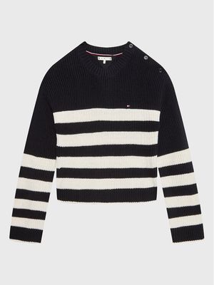 Sweter dziewczęcy casual Tommy Hilfiger ze sklepu: MODIVO w kategorii: Swetry dziewczęce - zdjęcie WP-EBWP-BKLVO-LN0_0000301400707