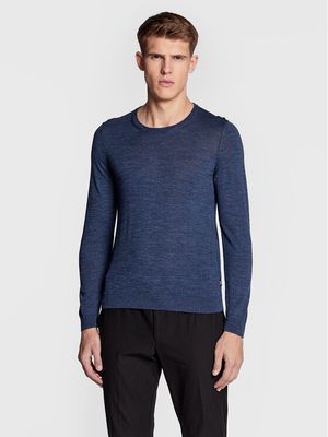 BOSS - Sweter męski casual na zimę ze sklepu: MODIVO w kategorii: Swetry męskie - zdjęcie WP-EBWP-BKLVO-LN0_0000301461371