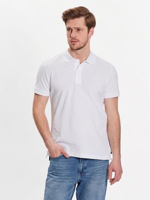 T-shirt męski casual Geox ze sklepu: MODIVO w kategorii: T-shirty męskie - zdjęcie WP-EBWP-BKLVO-LN0_0000301679295