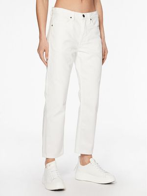 Jeansy damskie casualowe Calvin Klein ze sklepu: MODIVO w kategorii: Jeansy damskie - zdjęcie WP-EBWP-BKLVO-LN0_0000301748588