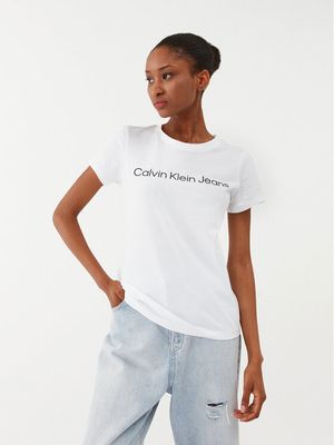 Bluzka damska Calvin Klein Jeans ze sklepu: MODIVO w kategorii: Bluzki damskie - zdjęcie WP-EBWP-BKLVO-LN0_0000301804383