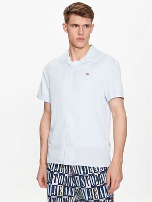 Koszula męska na lato Tommy Jeans ze sklepu: MODIVO w kategorii: Koszule męskie - zdjęcie WP-EBWP-BKLVO-LN0_0000302181445