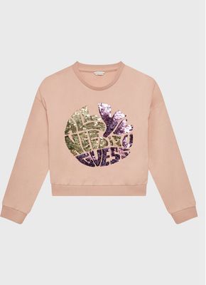 Bluza dziewczęca wiosenna Guess ze sklepu: MODIVO w kategorii: Bluzy dziewczęce - zdjęcie WP-EBWP-BKLVO-LN0_0000302186297