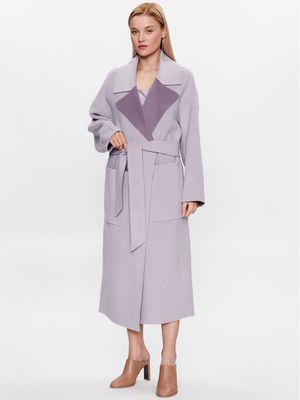 Płaszcz damski Calvin Klein ze sklepu: MODIVO w kategorii: Płaszcze damskie - zdjęcie WP-EBWP-BKLVO-LN0_0000302251049