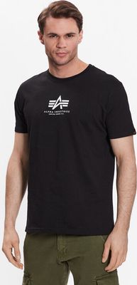T-shirt męski na lato Alpha Industries ze sklepu: MODIVO w kategorii: T-shirty męskie - zdjęcie WP-EBWP-BKLVO-LN0_0000302287000