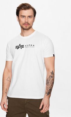 T-shirt męski casual Alpha Industries ze sklepu: MODIVO w kategorii: T-shirty męskie - zdjęcie WP-EBWP-BKLVO-LN0_0000302287178