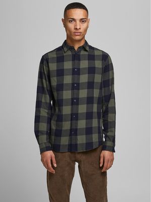 Koszula męska jesienna Jack & Jones ze sklepu: MODIVO w kategorii: Koszule męskie - zdjęcie WP-EBWP-BKLVO-LN0_0000302302550