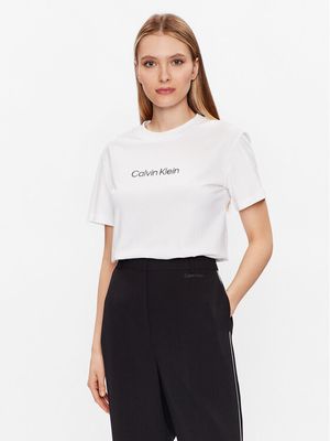 Bluzka damska na lato Calvin Klein ze sklepu: MODIVO w kategorii: Bluzki damskie - zdjęcie WP-EBWP-BKLVO-LN0_0000302359868