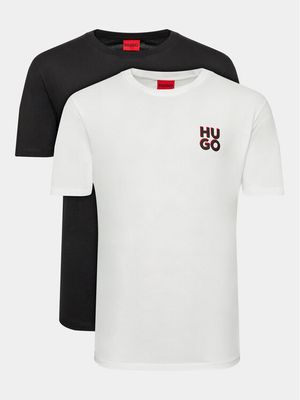 T-shirt męski na lato HUGO ze sklepu: MODIVO w kategorii: T-shirty męskie - zdjęcie WP-EBWP-BKLVO-LN0_0000302486694