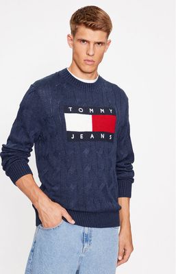 Tommy Jeans - Sweter męski casual ze sklepu: MODIVO w kategorii: Swetry męskie - zdjęcie WP-EBWP-BKLVO-LN0_0000302800780