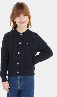 Sweter dziewczęcy gładki Tommy Hilfiger ze sklepu: MODIVO w kategorii: Swetry dziewczęce - zdjęcie WP-EBWP-BKLVO-LN0_0000302815180