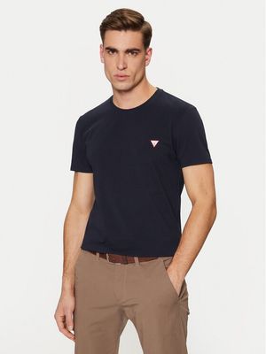 T-shirt męski casual Guess ze sklepu: MODIVO w kategorii: T-shirty męskie - zdjęcie WP-EBWP-BKLVO-LN0_0000302842131