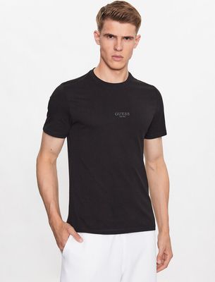 T-shirt męski wiosenny Guess ze sklepu: MODIVO w kategorii: T-shirty męskie - zdjęcie WP-EBWP-BKLVO-LN0_0000302843169