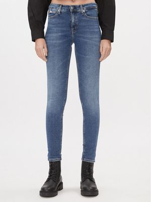 Jeansy damskie casual Calvin Klein Jeans ze sklepu: MODIVO w kategorii: Jeansy damskie - zdjęcie WP-EBWP-BKLVO-LN0_0000302891665