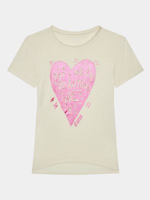 Bluzka dziewczęca młodzieżowy Guess ze sklepu: MODIVO w kategorii: Bluzki dziewczęce - zdjęcie WP-EBWP-BKLVO-LN0_0000302959815