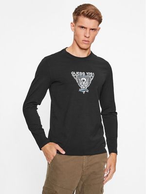 T-shirt męski Guess ze sklepu: MODIVO w kategorii: T-shirty męskie - zdjęcie WP-EBWP-BKLVO-LN0_0000302977826