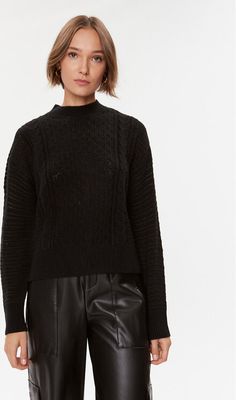 Sweter damski na zimę Guess ze sklepu: MODIVO w kategorii: Swetry damskie - zdjęcie WP-EBWP-BKLVO-LN0_0000303021641