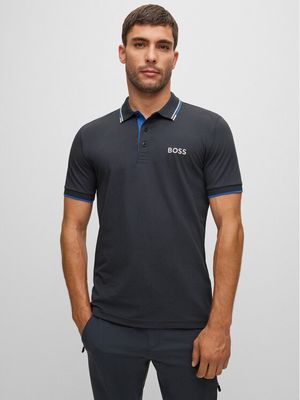 T-shirt męski letni BOSS ze sklepu: MODIVO w kategorii: T-shirty męskie - zdjęcie WP-EBWP-BKLVO-LN0_0000303029531