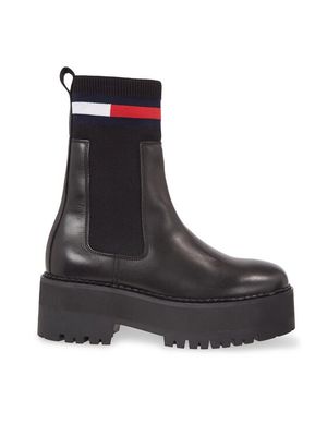 Botki na lato Tommy Jeans ze sklepu: MODIVO w kategorii: Botki - zdjęcie WP-EBWP-BKLVO-LN0_0000303070595