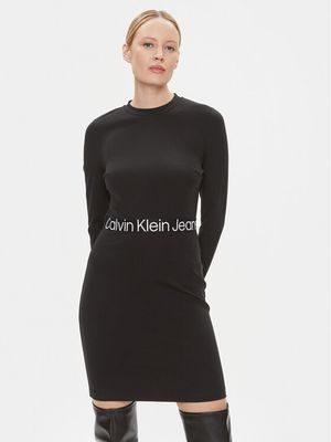 Sukienka jesienna Calvin Klein Jeans ze sklepu: MODIVO w kategorii: Sukienki - zdjęcie WP-EBWP-BKLVO-LN0_0000303112592
