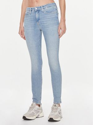 Jeansy damskie na lato Calvin Klein Jeans ze sklepu: MODIVO w kategorii: Jeansy damskie - zdjęcie WP-EBWP-BKLVO-LN0_0000303113544