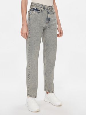 Jeansy damskie jesienne Calvin Klein Jeans ze sklepu: MODIVO w kategorii: Jeansy damskie - zdjęcie WP-EBWP-BKLVO-LN0_0000303114459