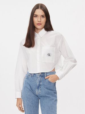 Calvin Klein Jeans - Koszula damska letnia ze sklepu: MODIVO w kategorii: Koszule damskie - zdjęcie WP-EBWP-BKLVO-LN0_0000303120689