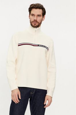 Sweter męski jesienny na wiosnę Tommy Hilfiger ze sklepu: MODIVO w kategorii: Swetry męskie - zdjęcie WP-EBWP-BKLVO-LN0_0000303121037