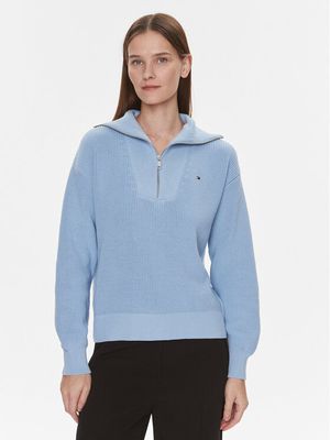 Sweter damski na zimę Tommy Hilfiger ze sklepu: MODIVO w kategorii: Swetry damskie - zdjęcie WP-EBWP-BKLVO-LN0_0000303121372
