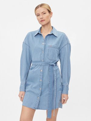 Sukienka na wiosnę Tommy Jeans ze sklepu: MODIVO w kategorii: Sukienki - zdjęcie WP-EBWP-BKLVO-LN0_0000303121730