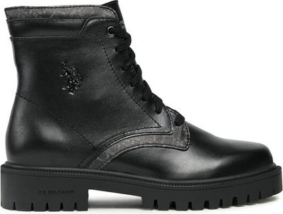 Botki w nadruki U.S Polo Assn. ze sklepu: MODIVO w kategorii: Botki - zdjęcie WP-EBWP-BKLVO-LN0_0000303154974
