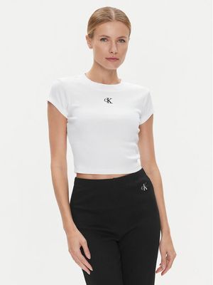 Calvin Klein Jeans - Bluzka damska letnia ze sklepu: MODIVO w kategorii: Bluzki damskie - zdjęcie WP-EBWP-BKLVO-LN0_0000303161439