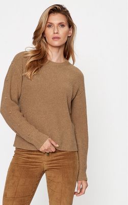 Sweter damski jesienny Twinset ze sklepu: MODIVO w kategorii: Swetry damskie - zdjęcie WP-EBWP-BKLVO-LN0_0000303167165
