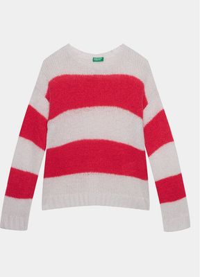 Sweter dziewczęcy na wiosnę United Colors Of Benetton ze sklepu: MODIVO w kategorii: Swetry dziewczęce - zdjęcie WP-EBWP-BKLVO-LN0_0000303220402