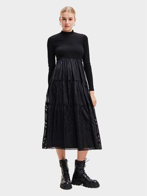 Sukienka na wiosnę Desigual ze sklepu: MODIVO w kategorii: Sukienki - zdjęcie WP-EBWP-BKLVO-LN0_0000303233921