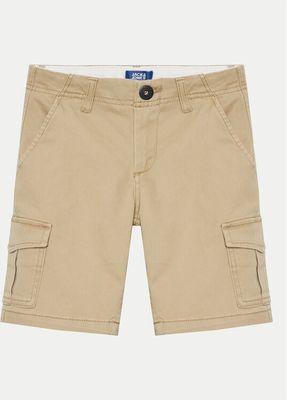 Spodenki chłopięce casual Jack & Jones Junior ze sklepu: MODIVO w kategorii: Spodenki chłopięce - zdjęcie WP-EBWP-BKLVO-LN0_0000303241919