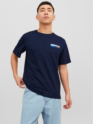 T-shirt męski letni Jack & Jones ze sklepu: MODIVO w kategorii: T-shirty męskie - zdjęcie WP-EBWP-BKLVO-LN0_0000303262402