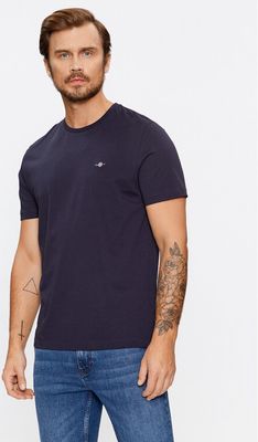 T-shirt męski Gant ze sklepu: MODIVO w kategorii: T-shirty męskie - zdjęcie WP-EBWP-BKLVO-LN0_0000303284084