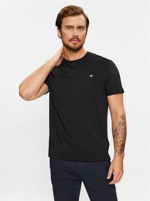 Gant - T-shirt męski na wiosnę ze sklepu: MODIVO w kategorii: T-shirty męskie - zdjęcie WP-EBWP-BKLVO-LN0_0000303284152