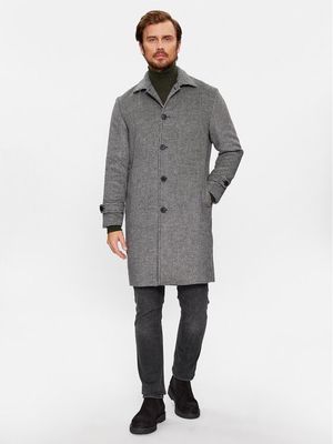 Płaszcz męski casual United Colors Of Benetton ze sklepu: MODIVO w kategorii: Płaszcze męskie - zdjęcie WP-EBWP-BKLVO-LN0_0000303291259